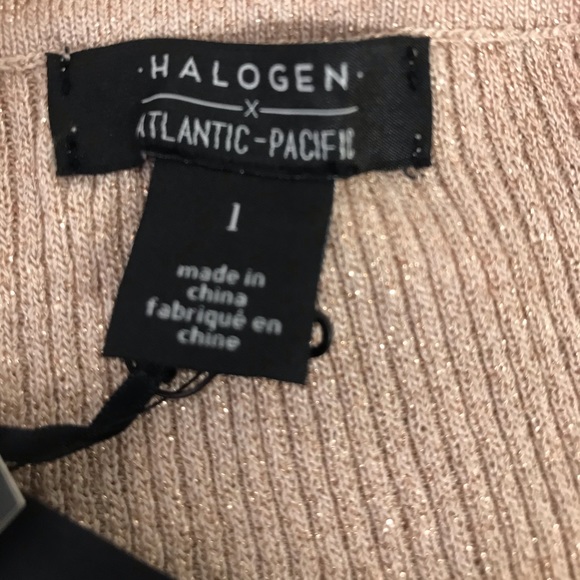 Halogen X Atlantic-Pacific Pink Metallic Sweater - Picture 5 of 8
